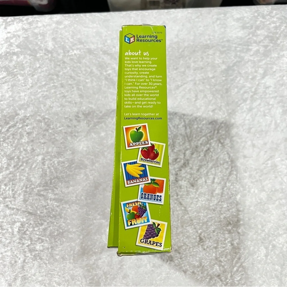 Learning Resources Avalanche Fruit Stand Game Colorful Educational Toy 3+ Years